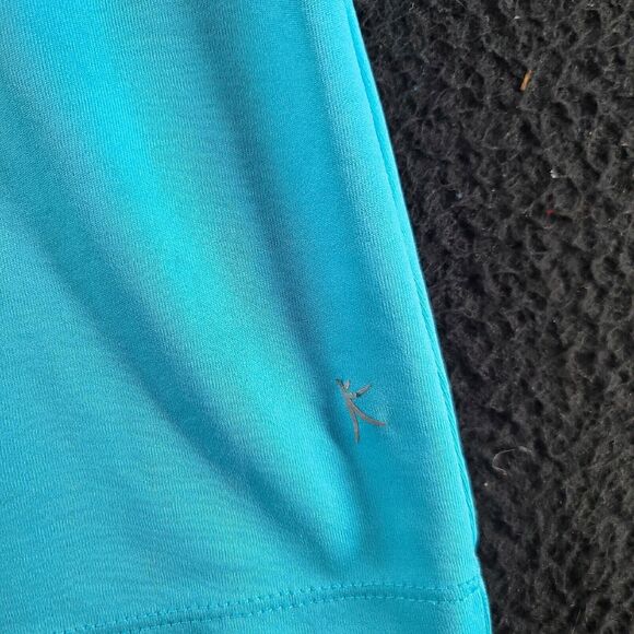 Danskin Now Womens T-Shirt Blue Size Large 100% Polyester Short Sleeve Pullover - Picture 11 of 12